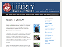 Tablet Screenshot of libertynychamber.com